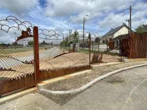 Réalisation d'un portail en ferronnerie pour la Foire de Châteaubriant